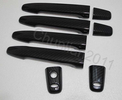 ABS Fiber Side Mirror Door Handle Cover Trim for Mitsubishi Lancer EX (2008-2020)