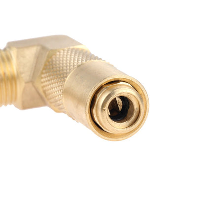 Low Pressure 3/8" Male Flare Propane Elbow Adapter for 17" & 22" Grills