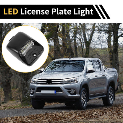2pcs License Plate Light Tag Lamp White for Toyota Tundra (2000–2013)