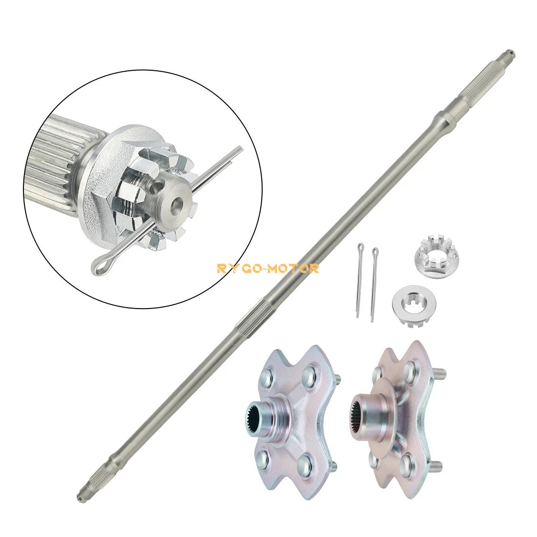 Rear Axle Shaft Wheel Hub for Honda TRX450ES/TRX450S Foreman 450 (1998–2001)