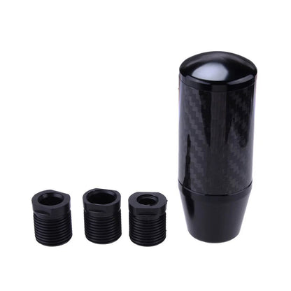 Carbon Fiber & Aluminium Alloy Manual Gear Shift Knob for Car (M8 M10 M12)