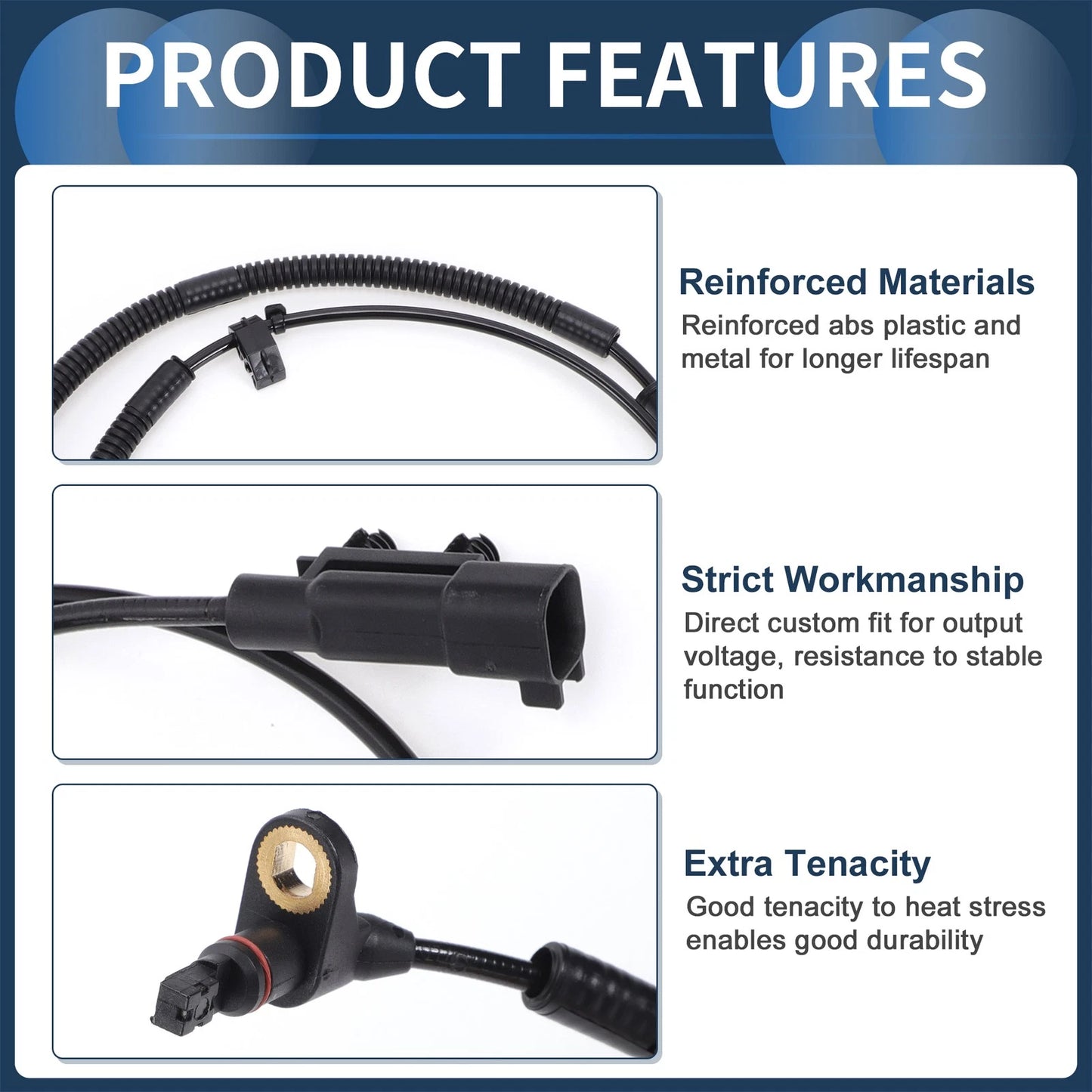 ABS Wheel Speed Sensor for Dodge Nitro Front Left/Right (2007-2011)