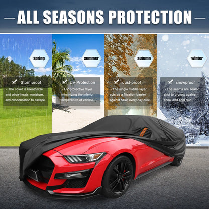 Waterproof Aluminum Car Cover for Ford Mustang (2021)