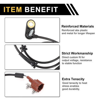 ABS Wheel Speed Sensor for Nissan Titan (2004-2011) 1 Pc Rear Left