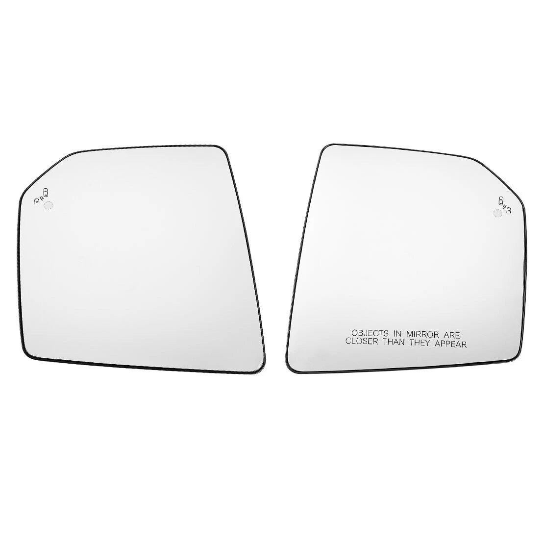 L&R Rear View Mirror Glass with Blind Spot for Ford F-150 (2015-2020)