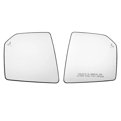 L&R Rear View Mirror Glass with Blind Spot for Ford F-150 (2015-2020)
