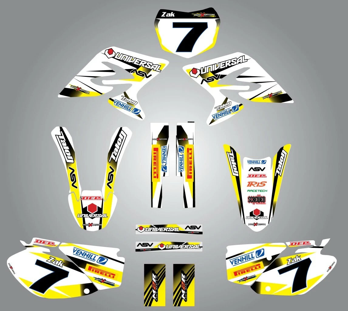 Custom Graphic Kit for Suzuki RMZ 250 (2010-2012)