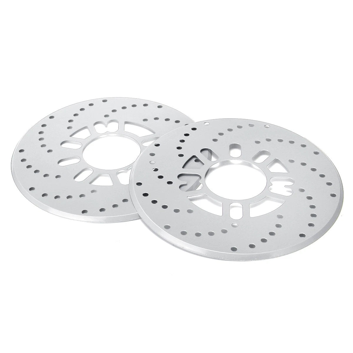 2X Cross Drilled Aluminum Brake Disc Cover for Car Wheel Decor 2.95"