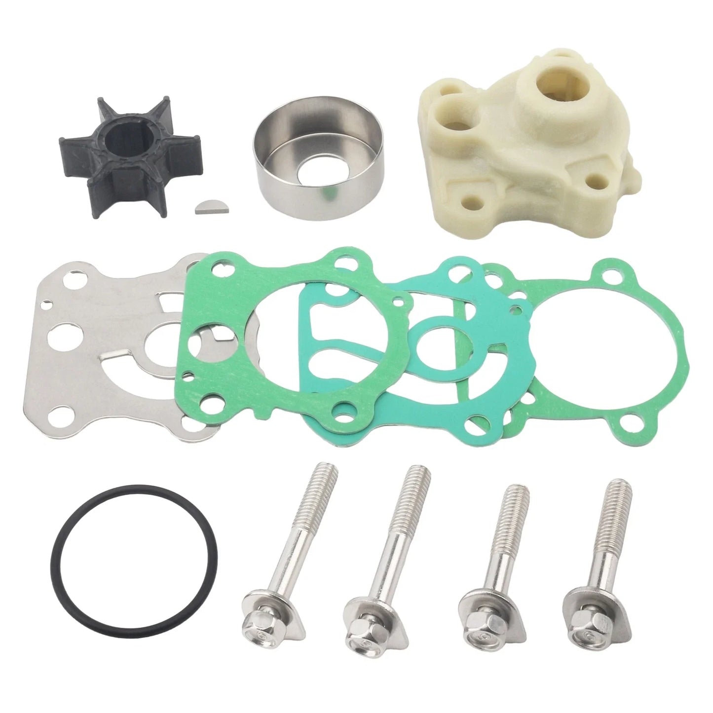 Water Pump Impeller Kit for Yamaha 2-Stroke 50-70HP Outboard Models