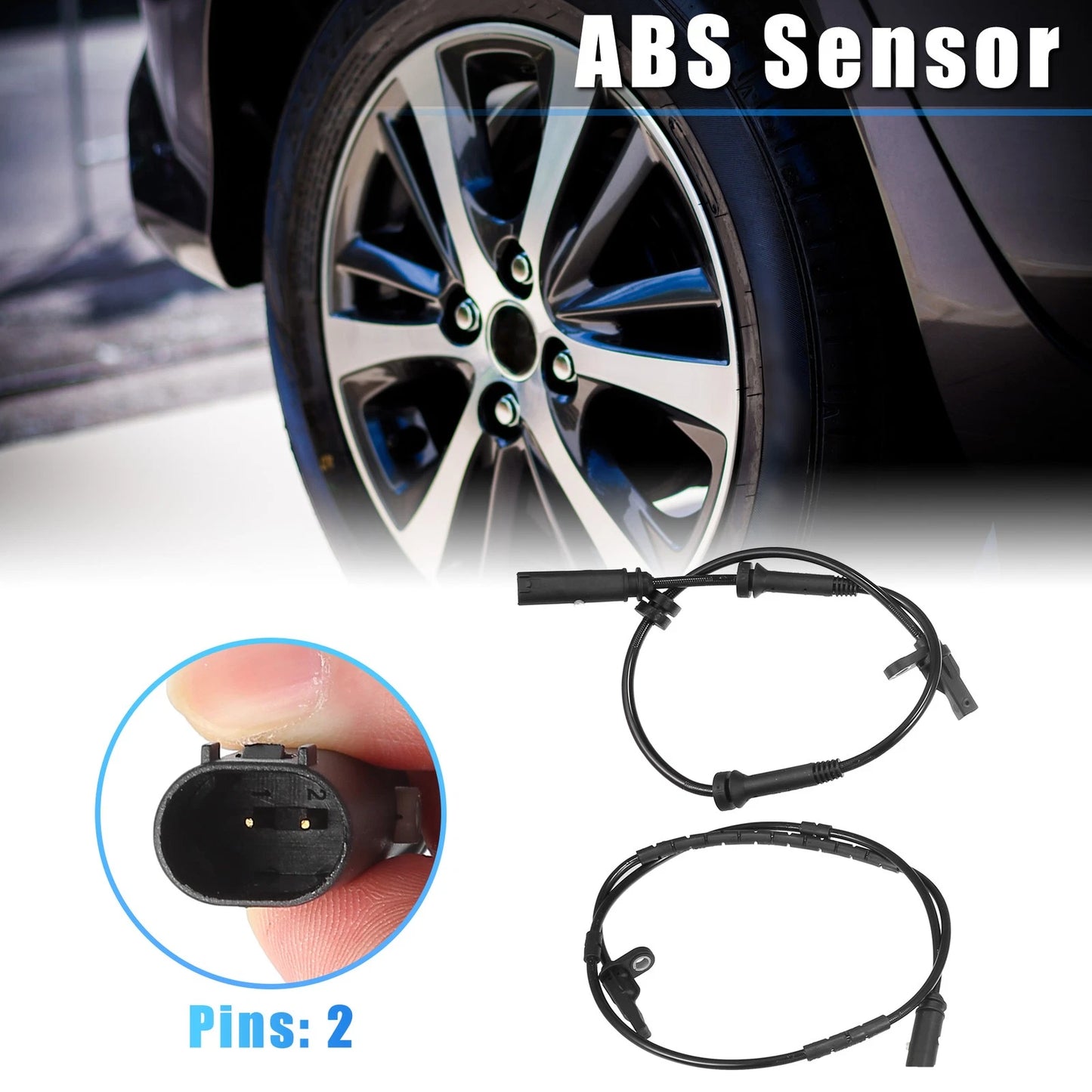 4 Pcs ABS Wheel Speed Sensors for BMW 2016 (2016)