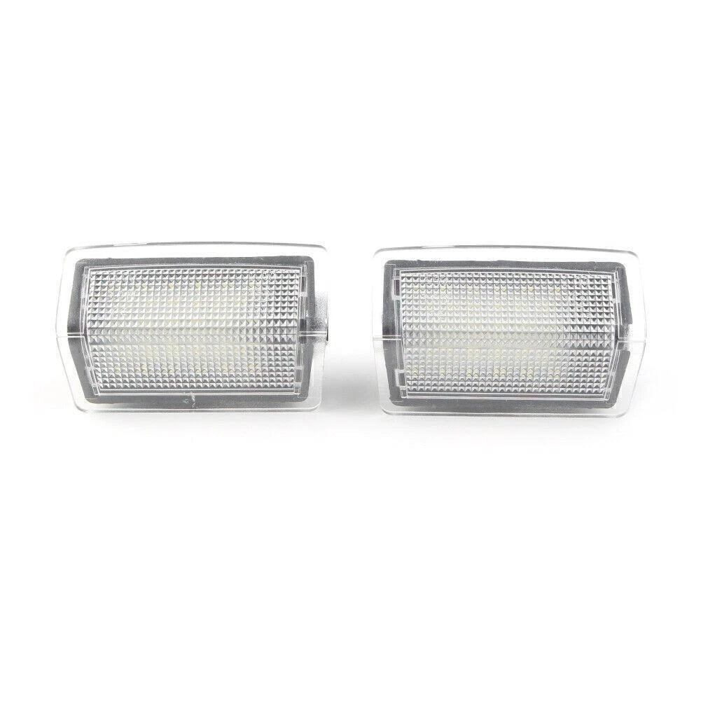 2 x White Courtesy Side Door Lights for Mercedes Benz B C E ML Class