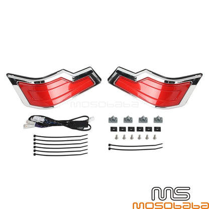LED Rear Saddlebag & Tour-Pak Lights for Harley Police FLHP Road Glide (14-22)