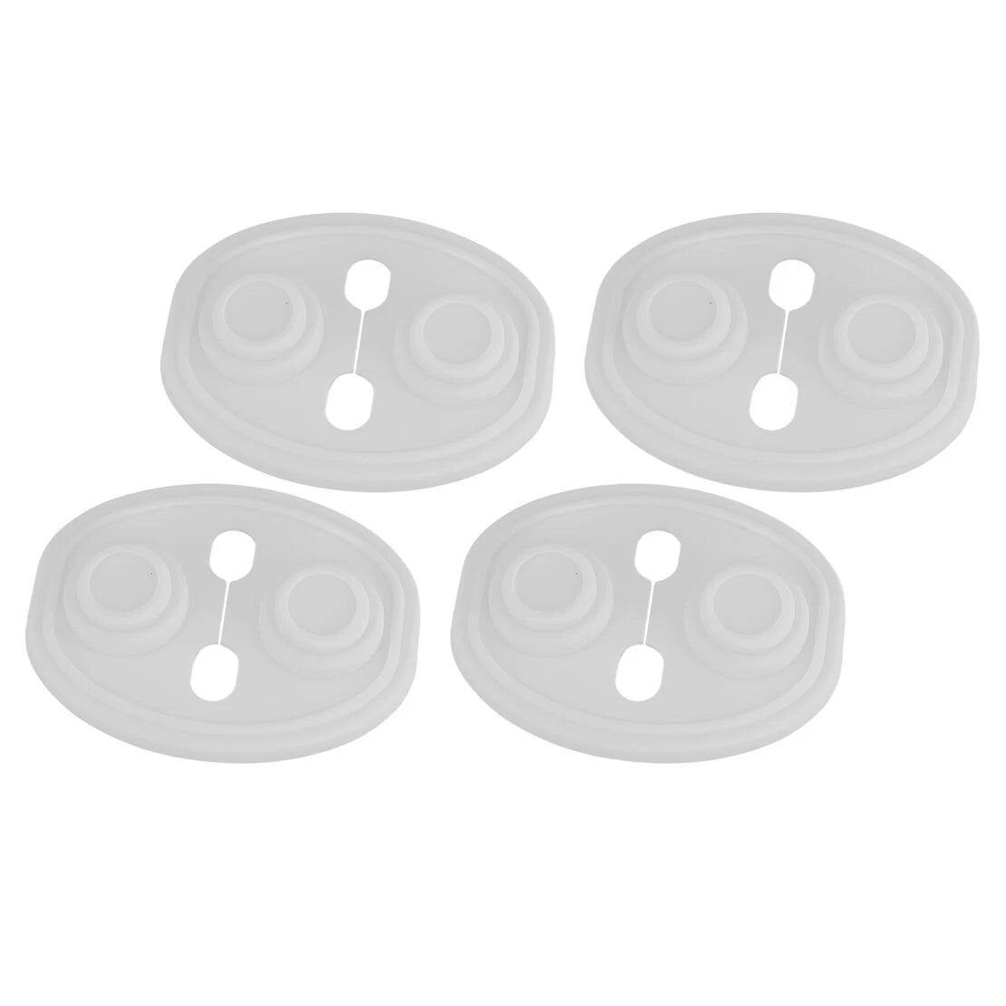 4 x Car Door Shock Absorber Buffer Pads for Door Latch Protector (All Years)