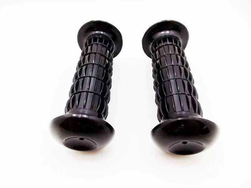 Black Hand Grip Set for Kawasaki F7 (1971-1975) - Left & Right Pair