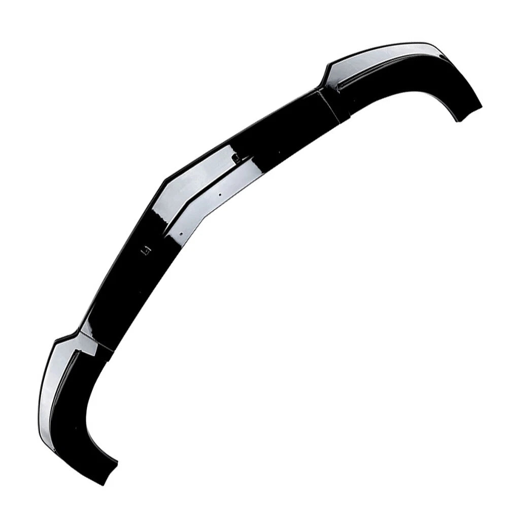 Black Front Bumper Spoiler Lip for Mercedes Benz C Class W204 C63 Sedan (2011-2014)