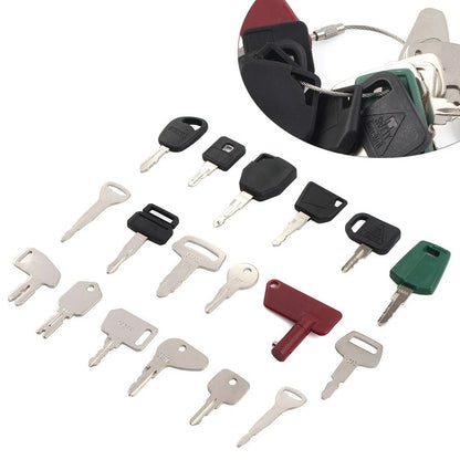 Ignition Key Set for John Deere & Kubota Heavy Equipment Construction
