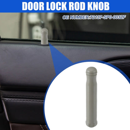 Auto Door Lock Rod Knob Gray for Honda Civic (1996-2000)