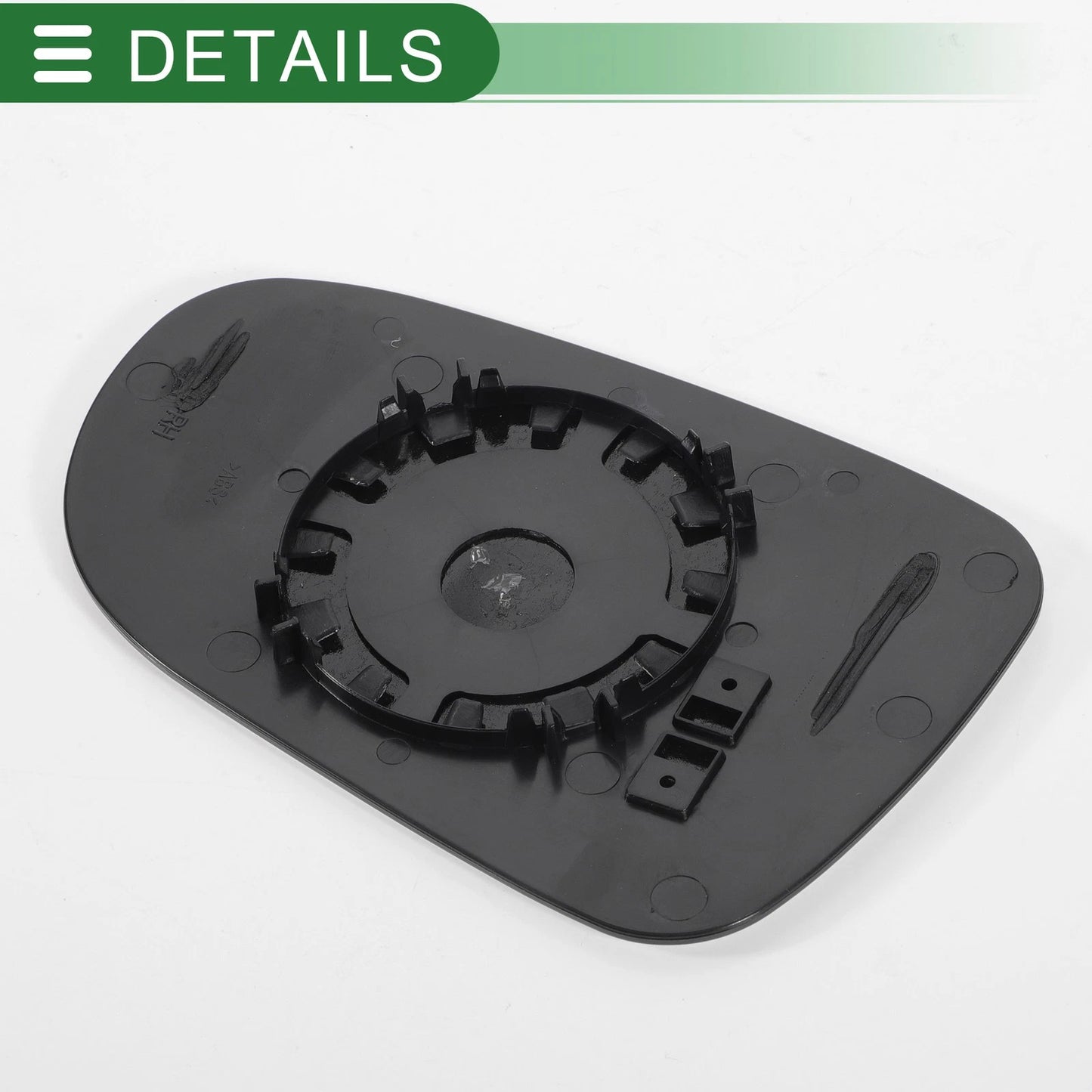 Right Side White Convex Mirror Glass for Ford Galaxy