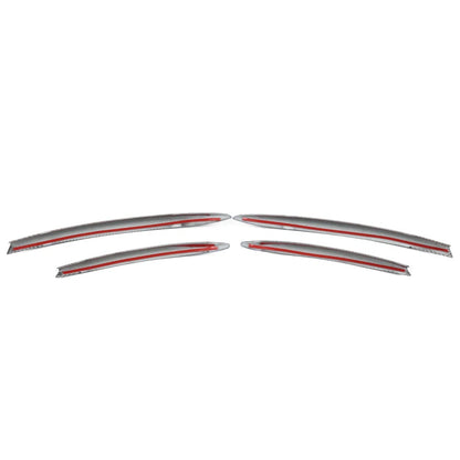 Carbon Look Fog Light Grille Trim for Benz CLA Class C118 X118 (2024-2025)