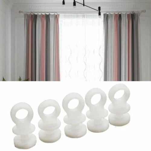 50x Curtain Track Hooks Runner for Camper Van Motorhome Caravan Boat