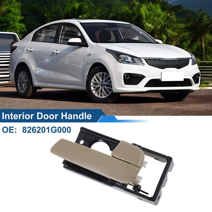 Front Driver Side Door Handle for Kia Rio (2012-2017) Beige Black