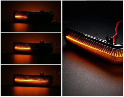 Smoked Dynamic Turn Signal Mirror Lights for Fiat Doblo Type 263 (2010–2021)
