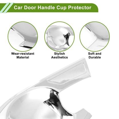 Chrome Silver Door Handle Cup Protectors for Nissan Sylphy (2020) 4 Pcs