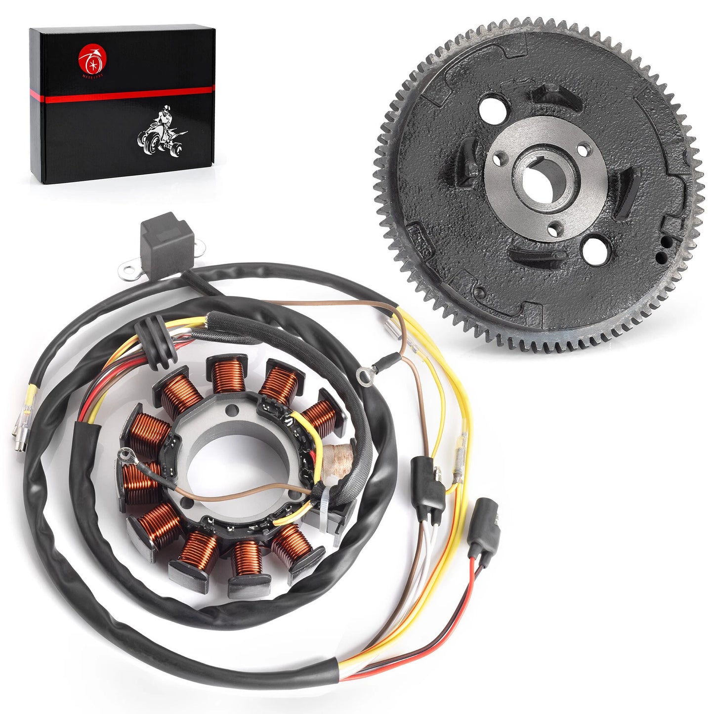 Stator & Flywheel Rotor for Polaris Scrambler 500 4x4 2000 (S#00-04730+)