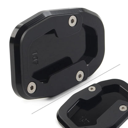 CNC Side Stand Enlarger Plate for Ducati Desert X 2022+ Aluminum Alloy Black