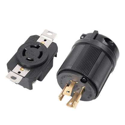 20A 125/250V NEMA L14-20P L14-20R Plug Connector for Generator Cord Assembly