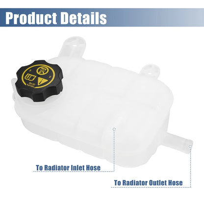 Coolant Reservoir Tank Coolant Bottle with Cap for Buick