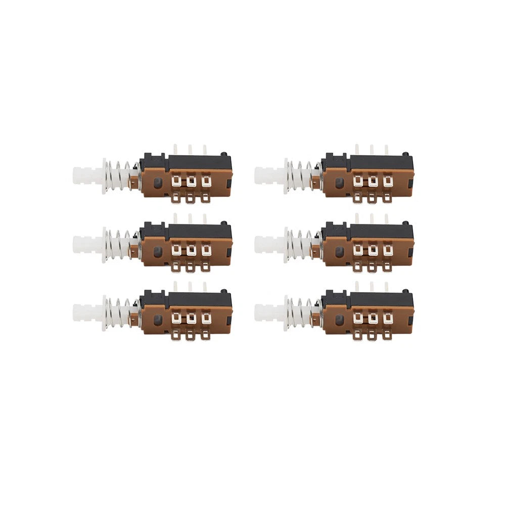 6 x Momentary Push Button Switch DPDT 2 Pole for Make & Model