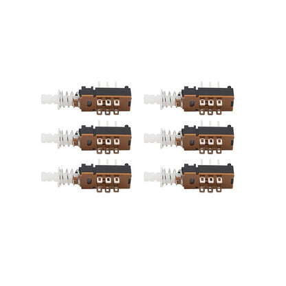 6 x Momentary Push Button Switch DPDT 2 Pole for Make & Model