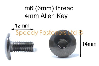10x Stainless Steel Fairing Bolts m6 X 12mm for Kawasaki Ninja Suzuki