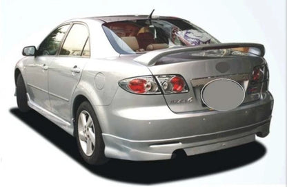 Unpainted ABS Trunk Spoiler Wing for Mazda 6 2003-2008 Sedan with Light