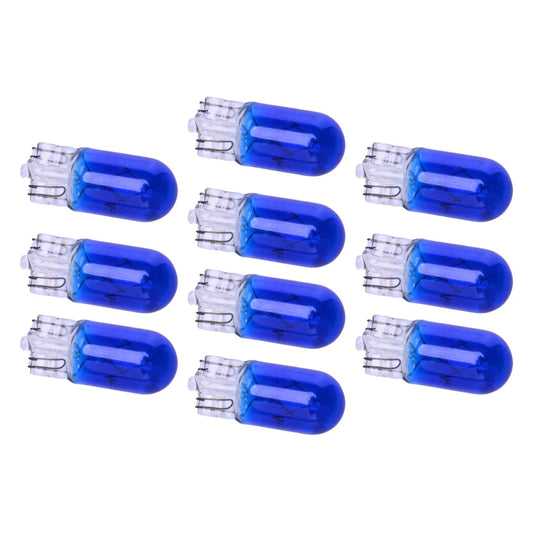 10 x Blue T10 W5W 194 158 12V Wedge Dash Light Bulbs for Car (Various Years)