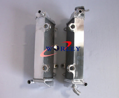 Aluminum Radiator & Orange Hose for KTM 125/200/250/300 SX/EXC/MXC (2008-2013)