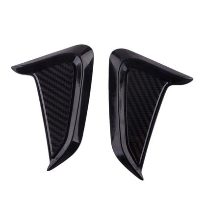 Carbon Fiber Style Side Marker Fender Air Wing Vent Trim Cover for Car