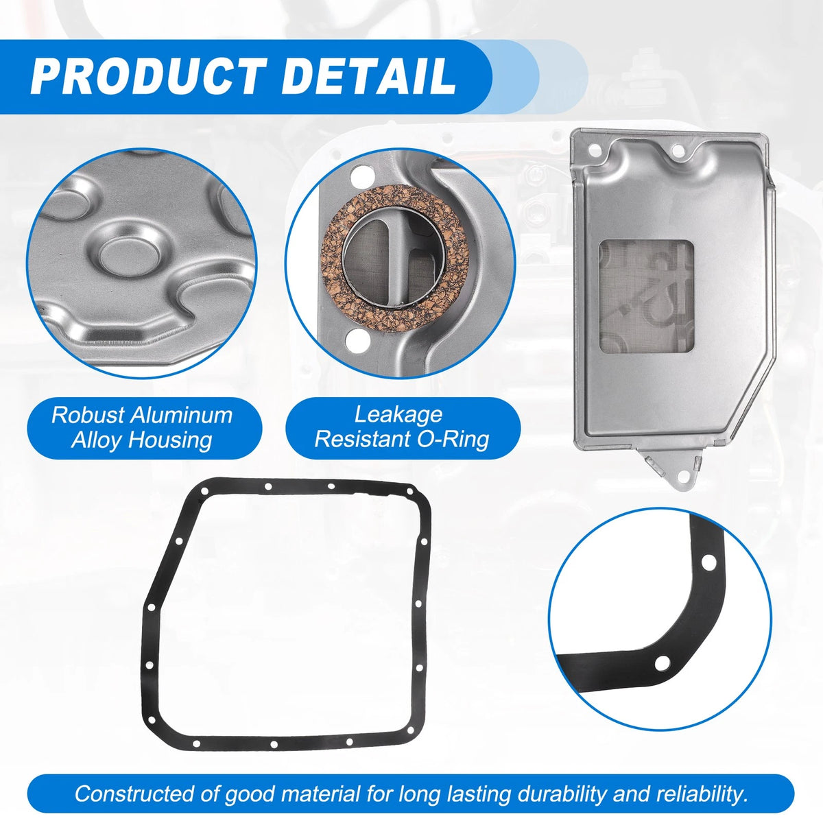 Transmission Filter & Oil Pan Gasket for Toyota A130 A140