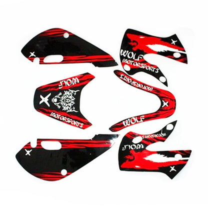 3M WOLF Decals Graphic Stickers for KLX 110 PIT PRO Dirt Bike