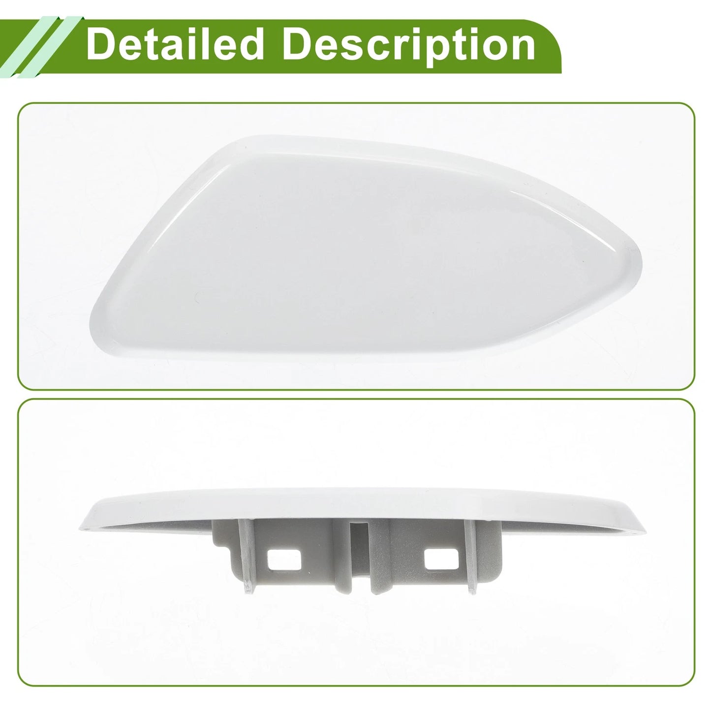 Front Left Washer Nozzle Cover for Toyota Rav4 (2010-2012) - White Cap