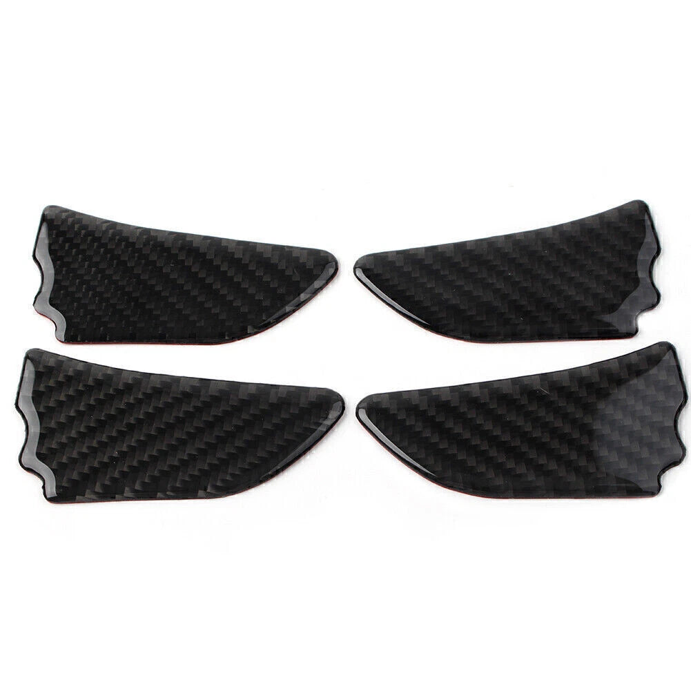 4 x Carbon Fiber Interior Door Bowl Cover Trim for Subaru Forester (2013-2018)
