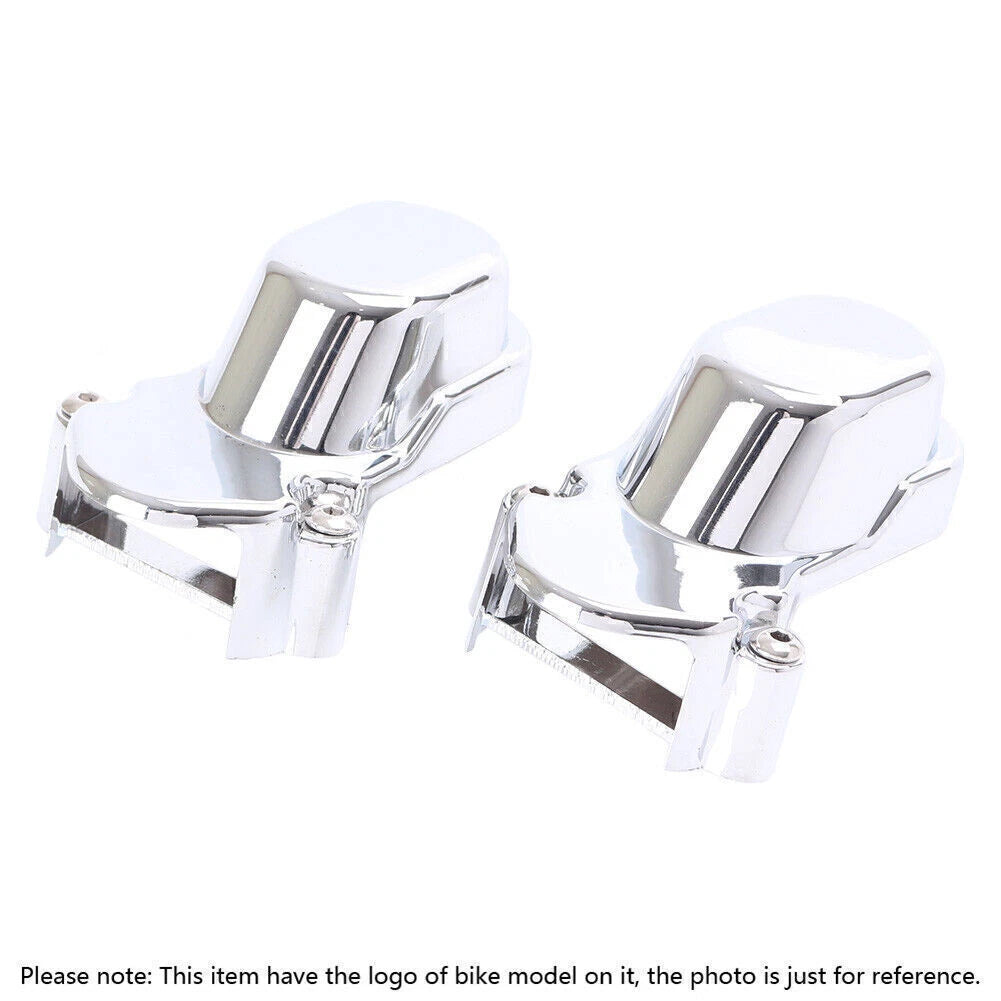 Chrome Rear Axle Cover Nut Bolt Caps Set for Harley Sportster 1200 883 (2005-2014)