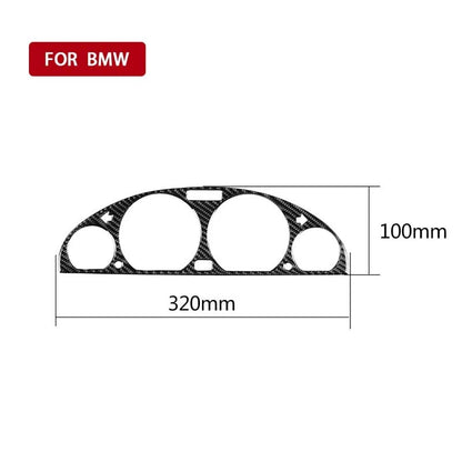 Carbon Fiber Inerior Speedmeter Cover Trim fit For BMW 3 Series E46 1998-2005