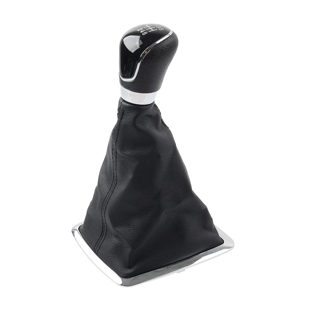 Gear Knob & Leather Dust Boot Cover for Ford Focus Mk2 2005-2012 6 Speed