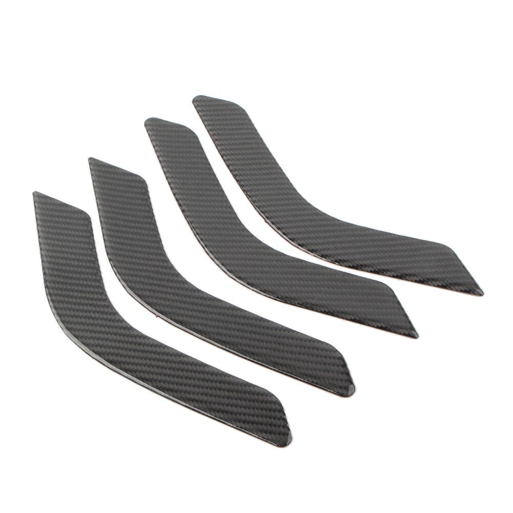 4 x Black Door Handle Cover Trim for Jeep Wrangler (2011-2017)