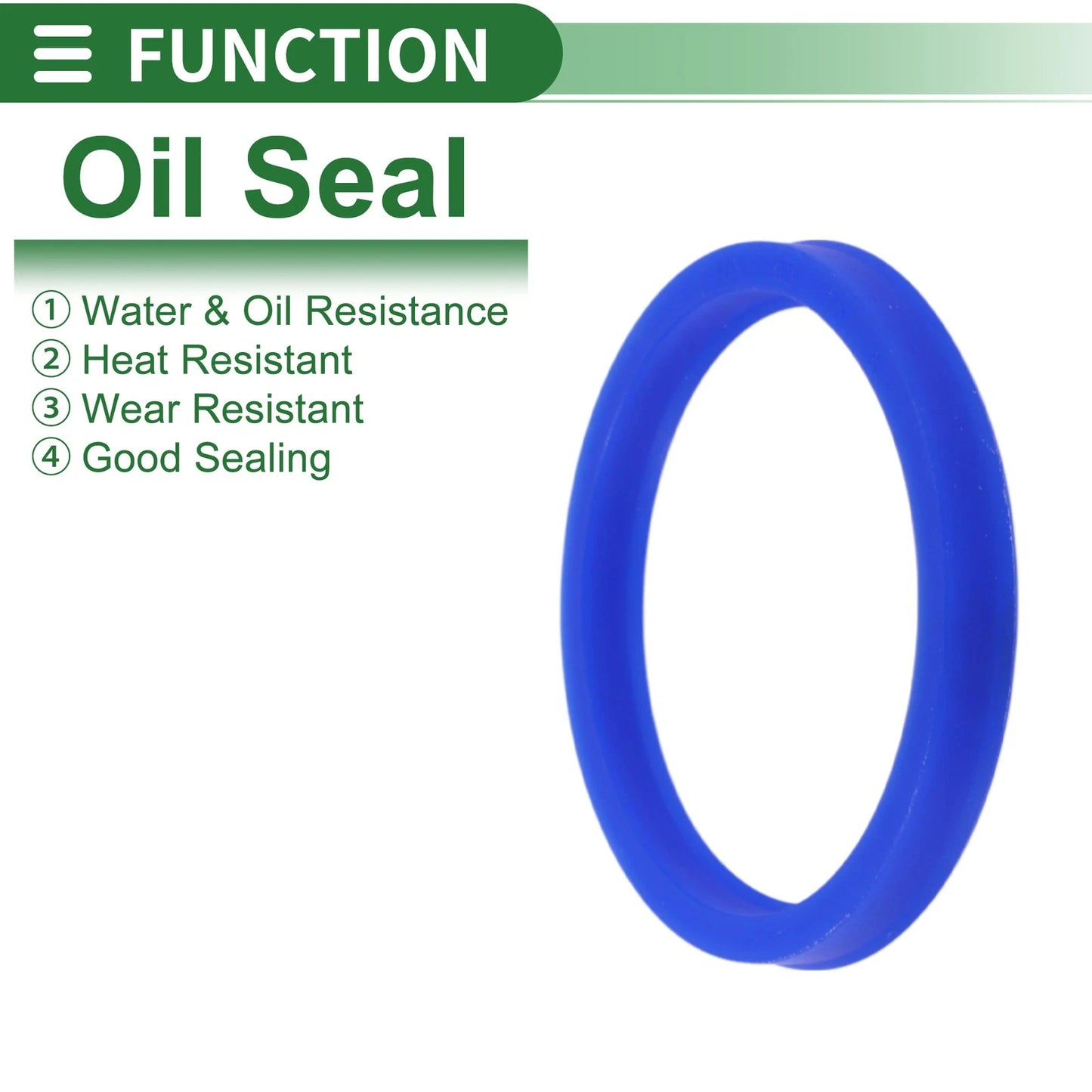 Oil Seal / 60x70x8mm / Seal Ring Rotary Shaft TPU High Pressure Blue 5 Pcs