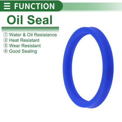 Oil Seal / 60x70x8mm / Seal Ring Rotary Shaft TPU High Pressure Blue 5 Pcs