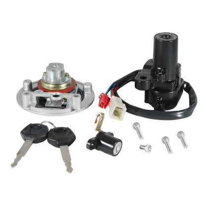 Ignition Key Switch & Fuel Tank Cap Set for Yamaha FZ1 FZ1S FZ1N FZ1000 (2006-2015)