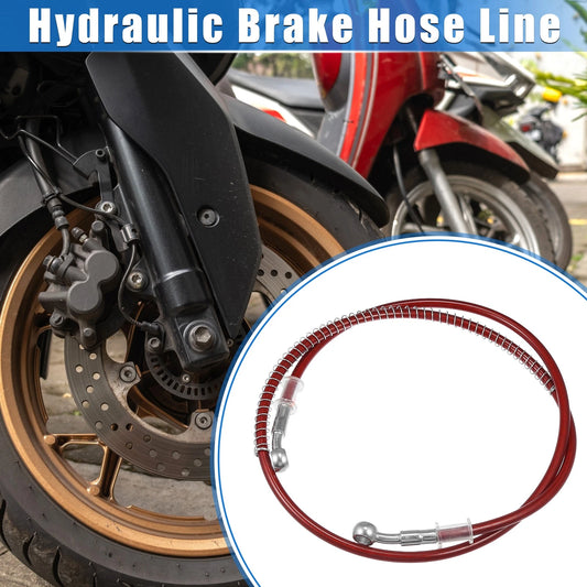 120cm 10mm Red Hydraulic Brake Hose Line Pipeline for Motorcycle